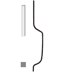 Tyč 12x12mm, 130x1000mm Tyč 12x12mm, 130x1000mm